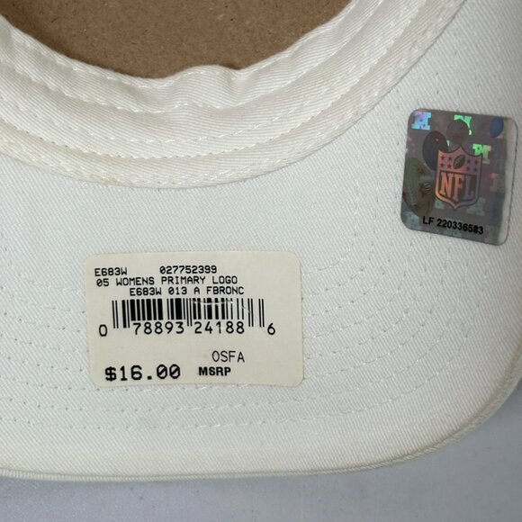 Reebok Denver Broncos Hat Womens OSFA Adjustable Baseball Cap NFL Football NWT - Picture 9 of 9